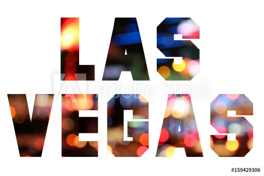 Bild på Las Vegas text